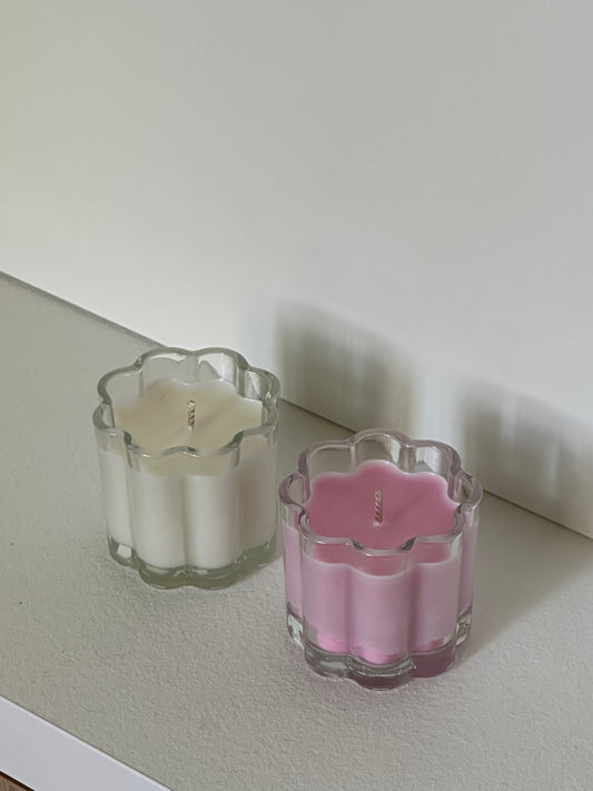 FLOWER GLASS CANDLE