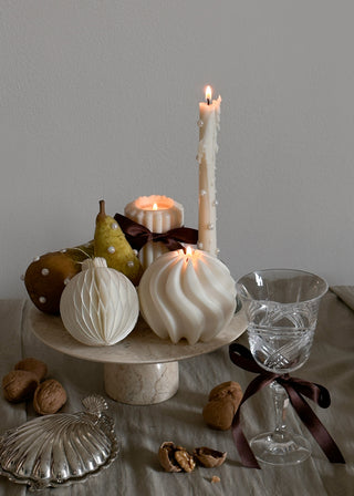 Big Spiral Ball Candle