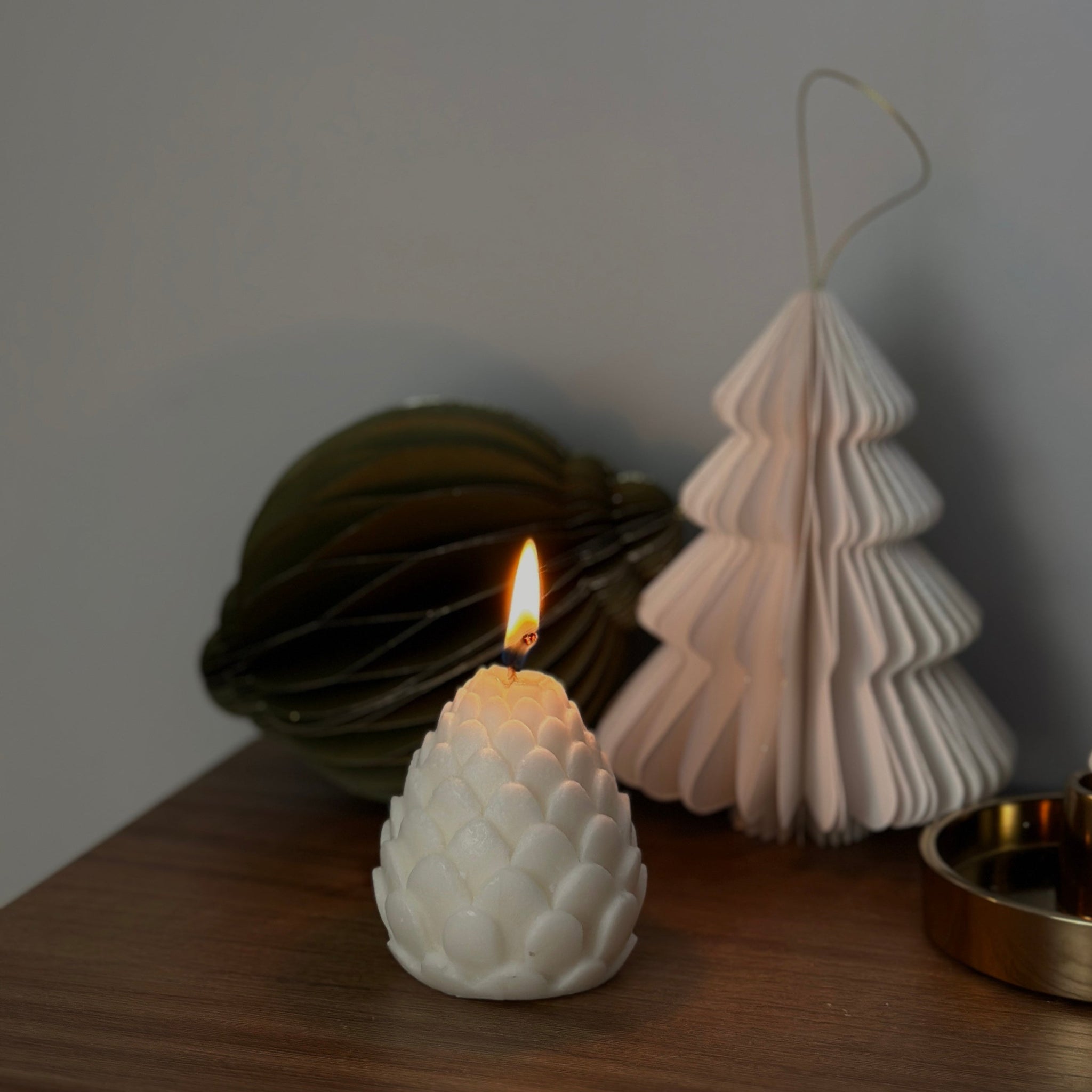 PINE CONE CANDLE