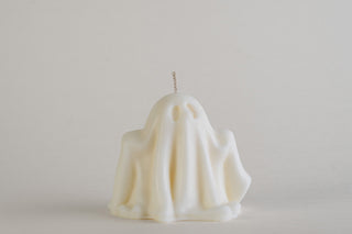 Ghost Candle, candela a forma di fantasma grande, vista frontale