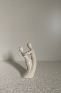 Dancing lovers sculpture vase